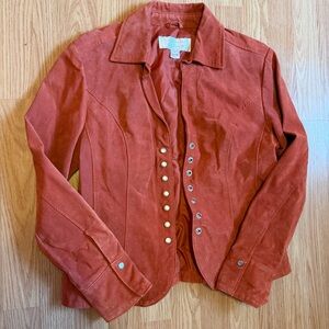 Christopher & Banks Women's Burnt Orange Blazer